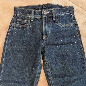 Kids rhinestone jeans